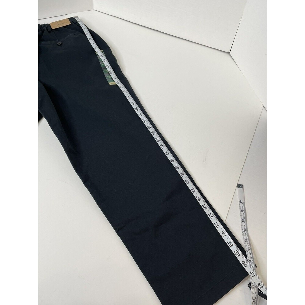 New LL Bean Womens Wrinkle Free Dress Pants, Size 16 Regular Black Original Fit - Picture 12 of 13